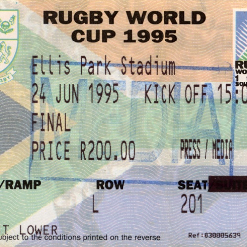 Rugby Worldcup Ticket 1995